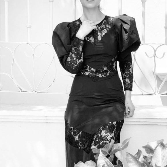 H&M Conscious Lace Trimmed Dress New with tags! - Picture 8 of 14